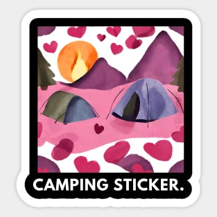 Camping Lover Sticker